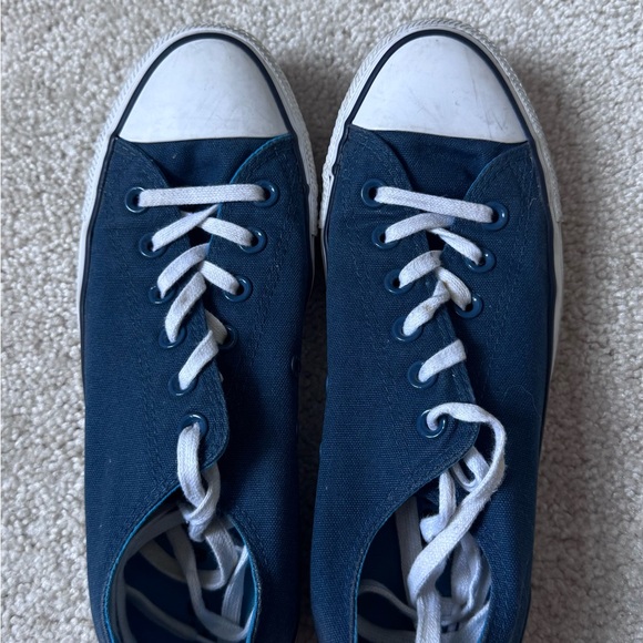 Converse Bright Blue Canvas Sneakers - Picture 1 of 5
